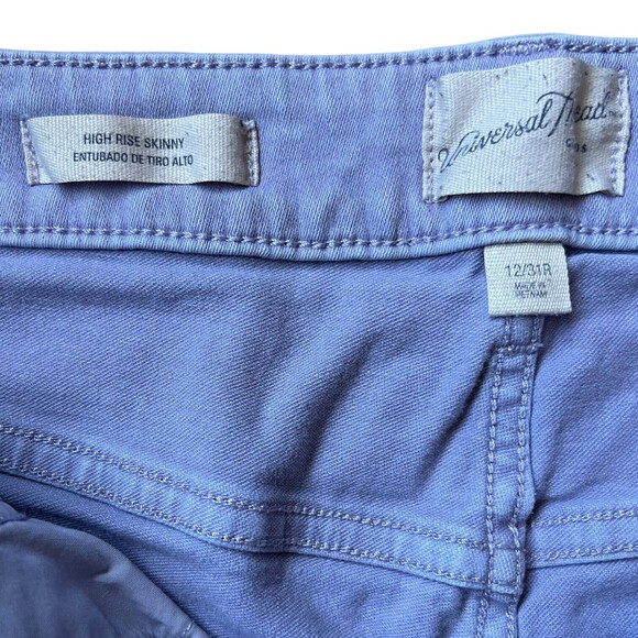 High Rise Skinny Stretch Ankle Jeans Universal Thread Lilac 12 / 31 R Purple - Picture 4 of 8